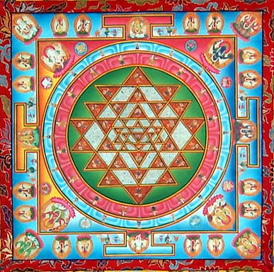 Slikovni rezultat za sri yantra tibet